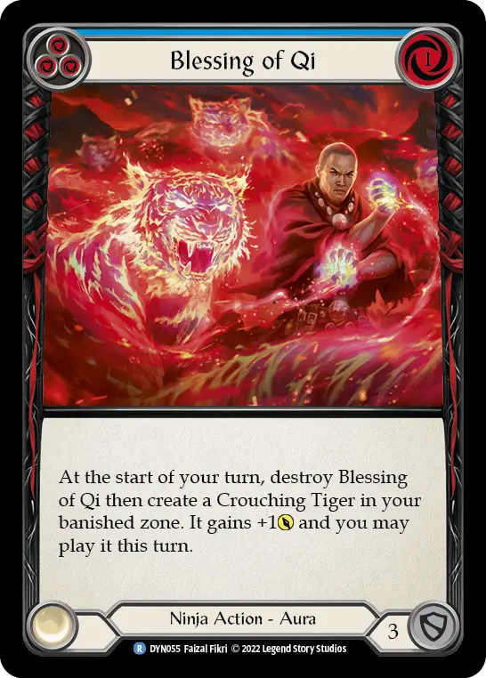 Blessing of Qi — Rainbow Foil