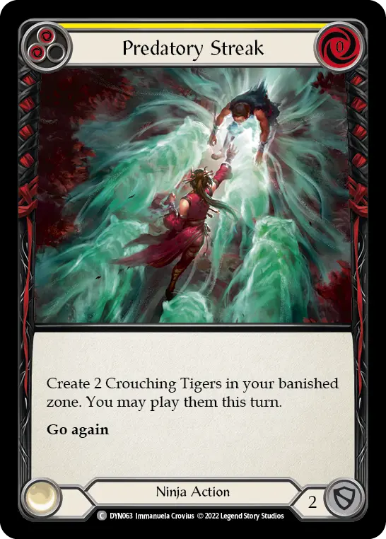 Predatory Streak — Rainbow Foil