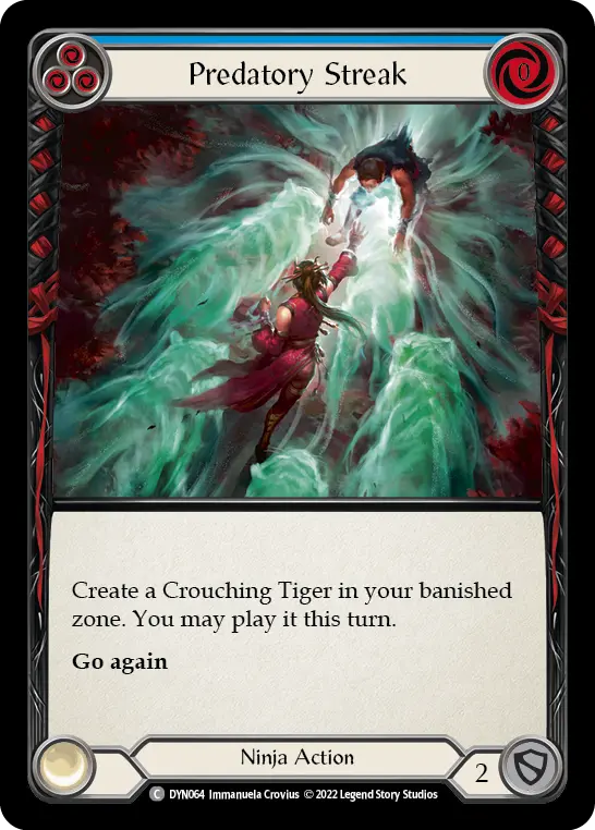 Predatory Streak — Rainbow Foil