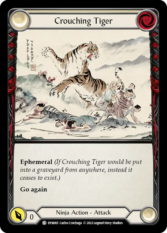 Crouching Tiger — Rainbow Foil
