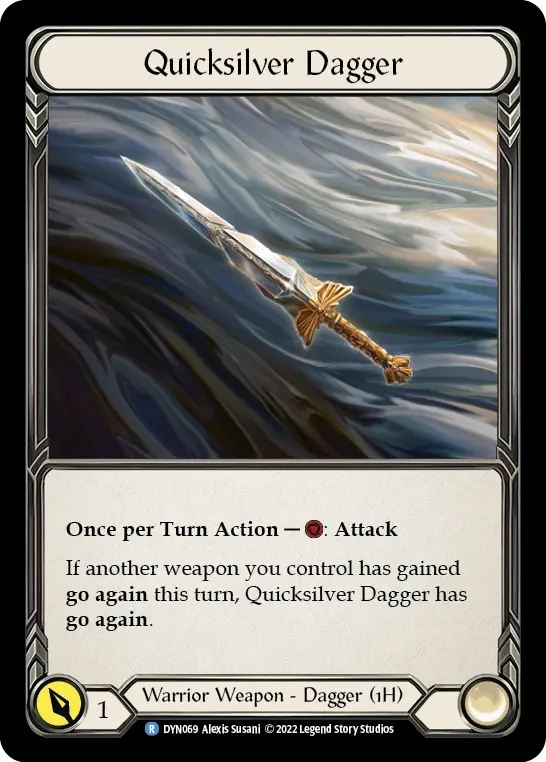 Quicksilver Dagger — Rainbow Foil