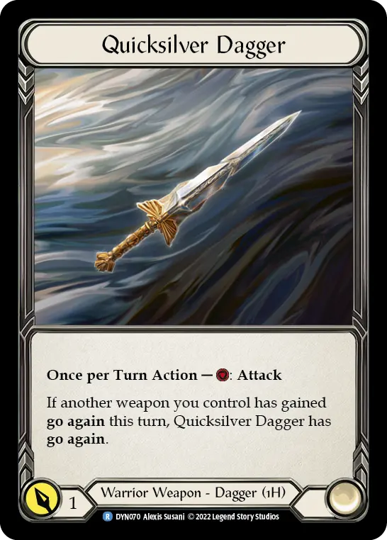 Quicksilver Dagger — Rainbow Foil