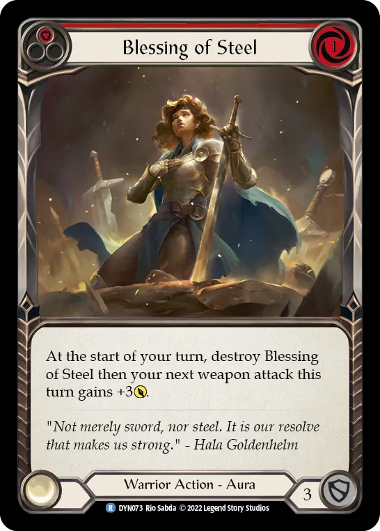 Blessing of Steel — Rainbow Foil