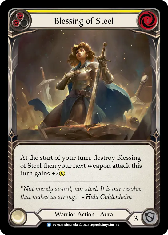 Blessing of Steel — Rainbow Foil