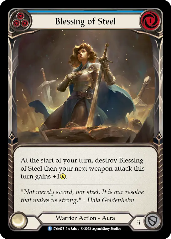 Blessing of Steel — Rainbow Foil