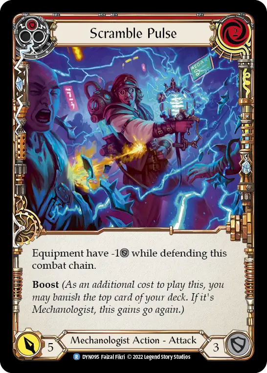 Scramble Pulse — Rainbow Foil