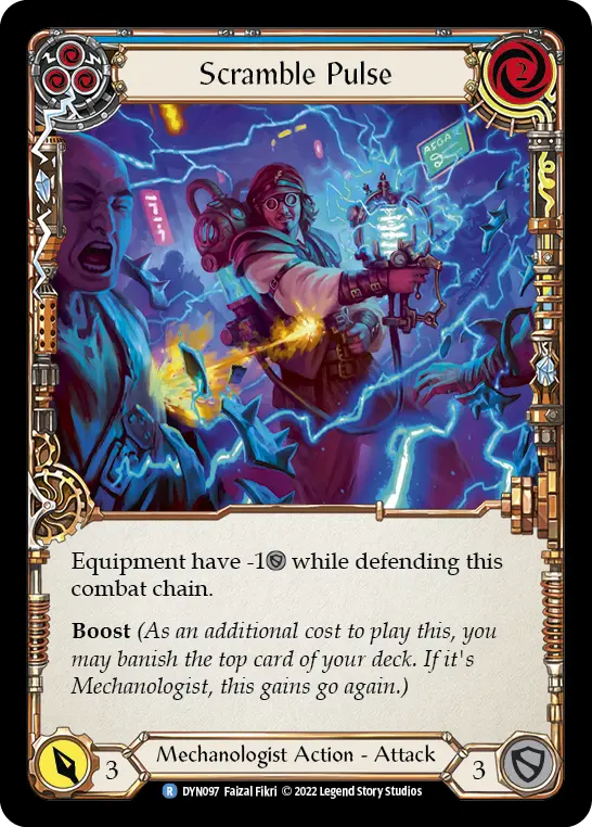 Scramble Pulse — Rainbow Foil