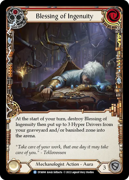 Blessing of Ingenuity — Rainbow Foil