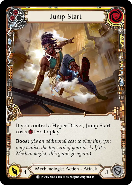 Jump Start — Rainbow Foil