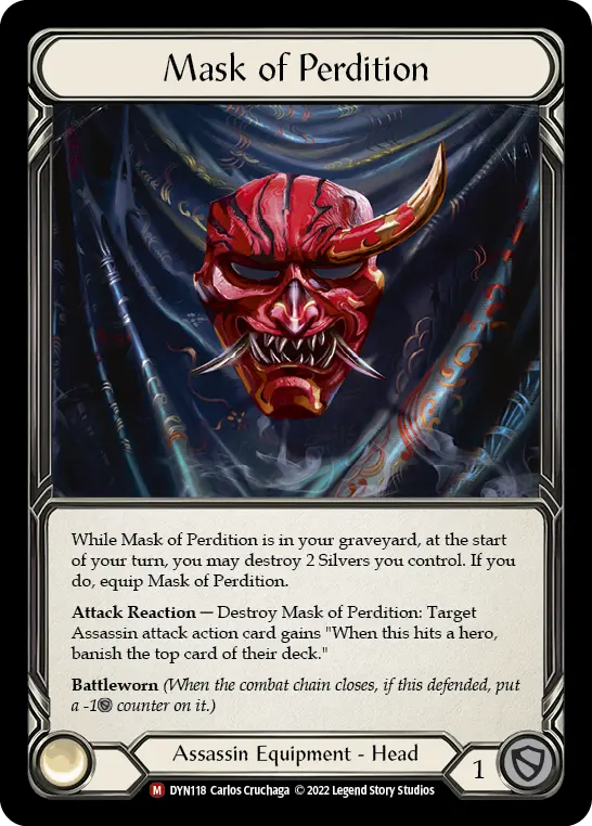 Mask of Perdition — Rainbow Foil
