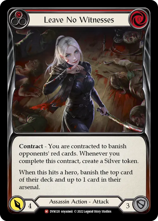 Leave No Witnesses — Rainbow Foil
