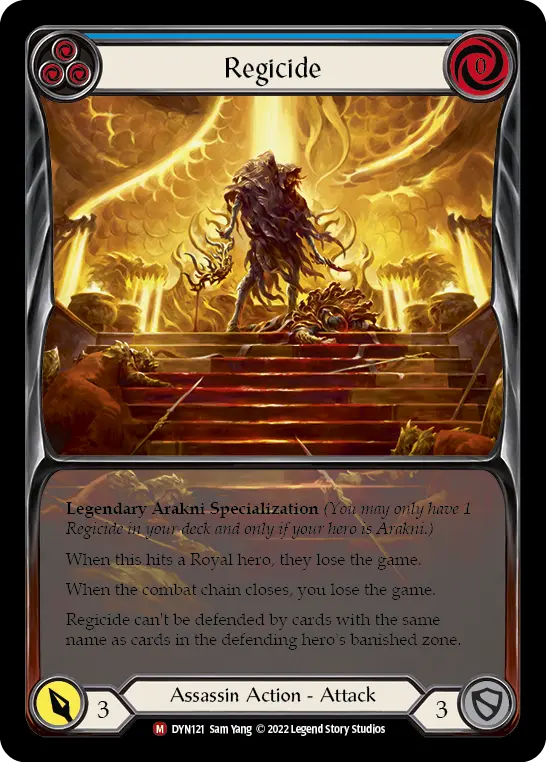 Regicide — Extended Art — Rainbow Foil