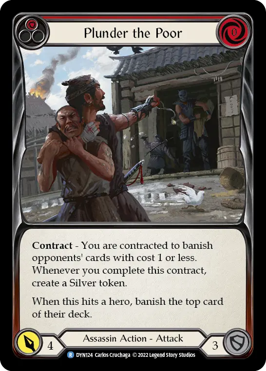 Plunder the Poor — Rainbow Foil