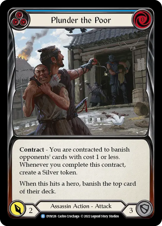 Plunder the Poor — Rainbow Foil