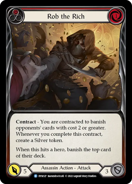 Rob the Rich — Rainbow Foil