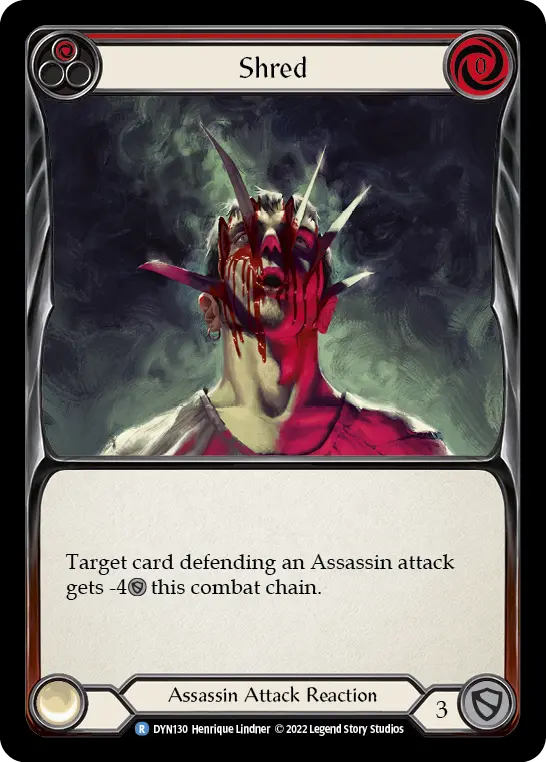 Shred — Rainbow Foil