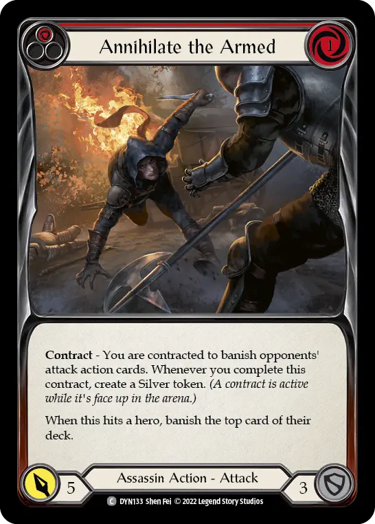 Annihilate the Armed — Rainbow Foil
