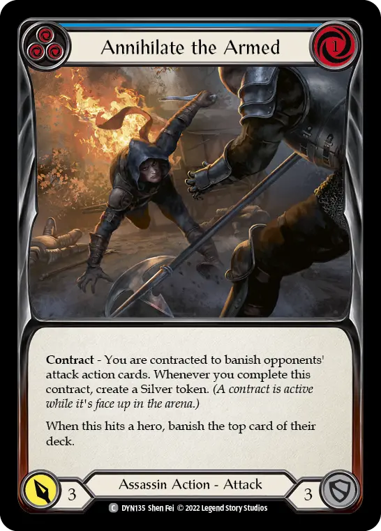 Annihilate the Armed — Rainbow Foil
