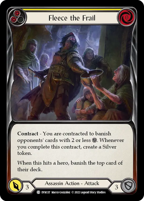 Fleece the Frail — Rainbow Foil