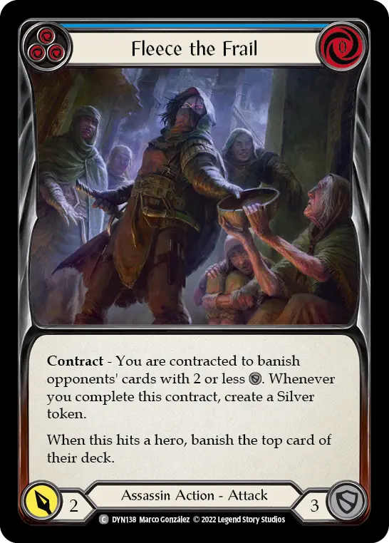 Fleece the Frail — Rainbow Foil