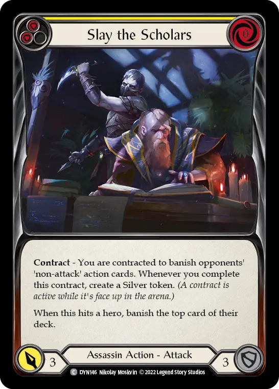Slay the Scholars — Rainbow Foil