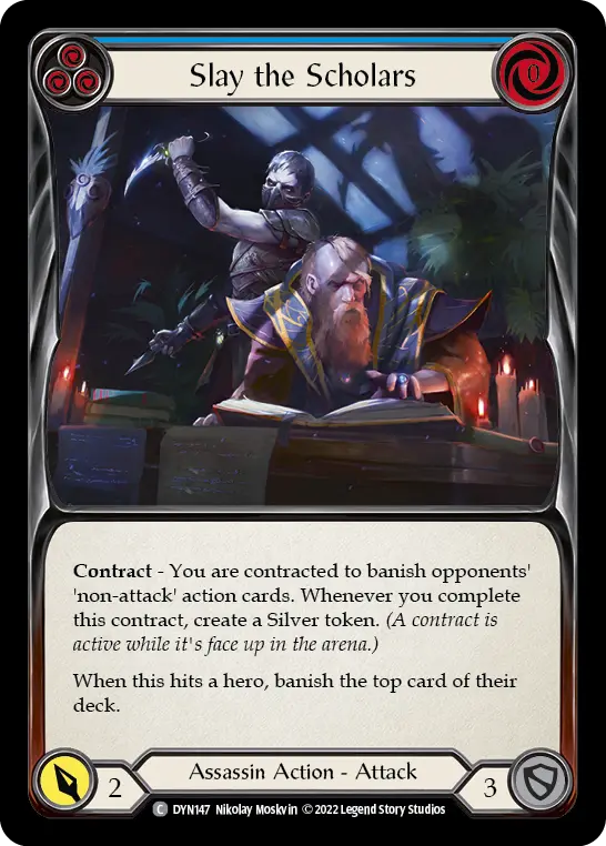 Slay the Scholars — Rainbow Foil