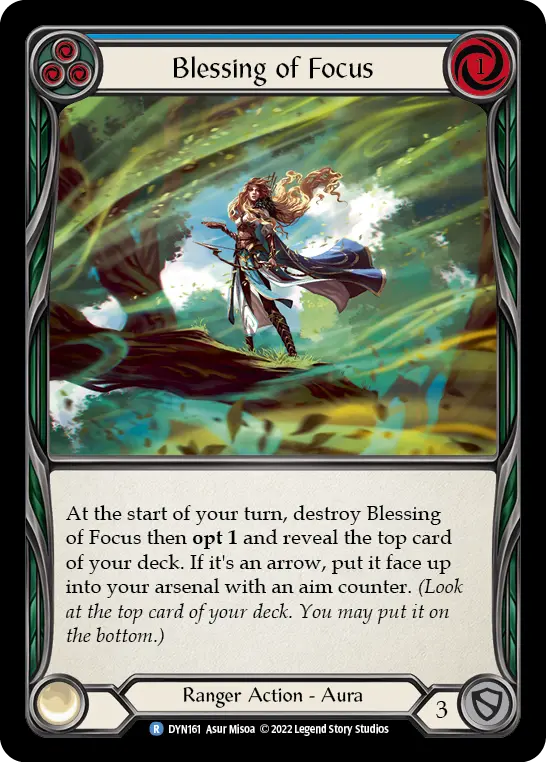 Blessing of Focus — Rainbow Foil