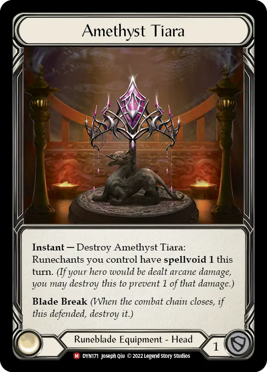 Amethyst Tiara — Rainbow Foil