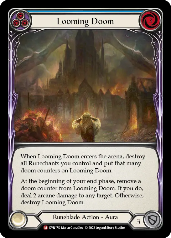 Looming Doom — Rainbow Foil