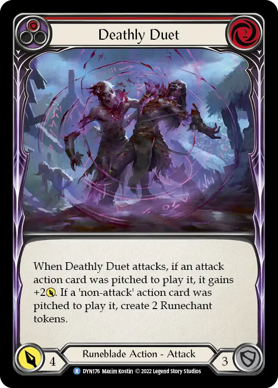 Deathly Duet — Rainbow Foil