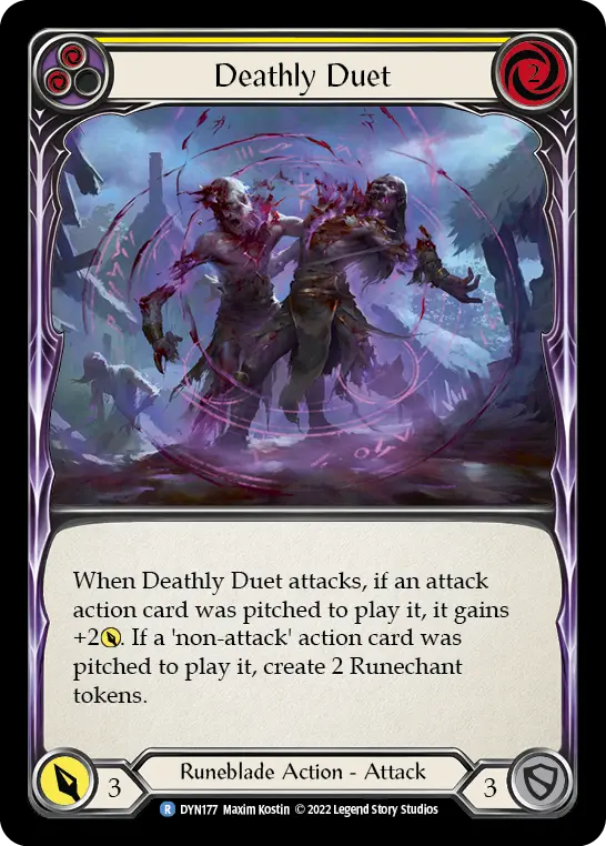 Deathly Duet — Rainbow Foil