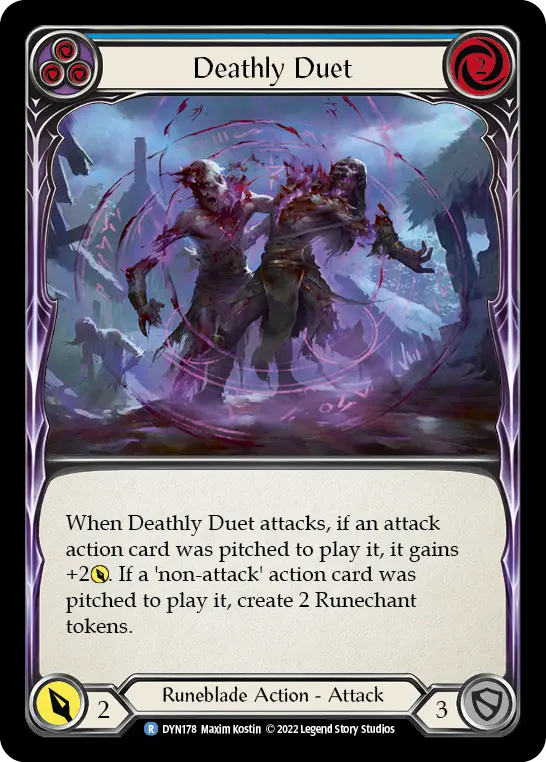 Deathly Duet — Rainbow Foil