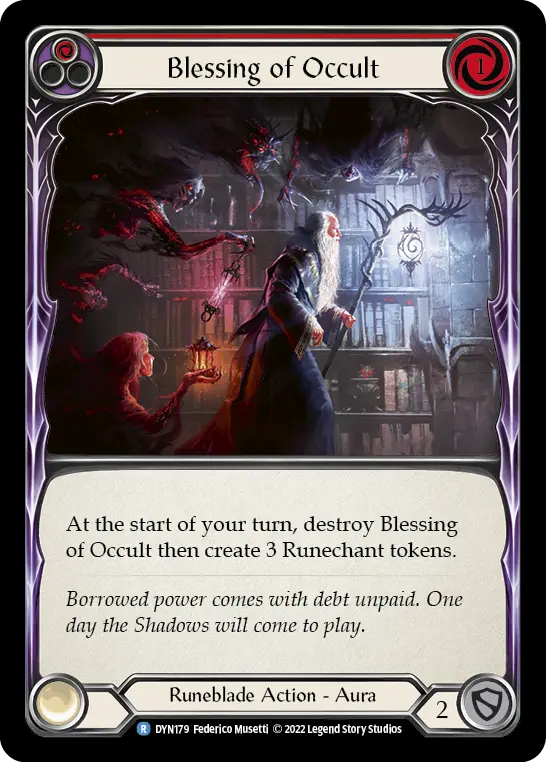 Blessing of Occult — Rainbow Foil