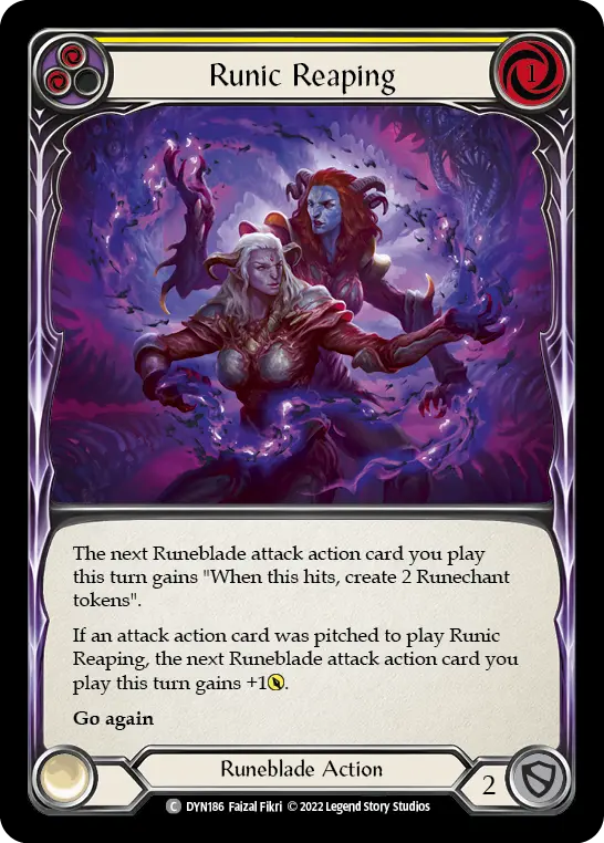 Runic Reaping — Rainbow Foil