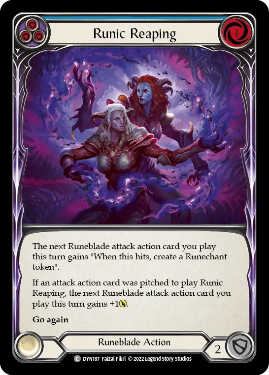 Runic Reaping — Rainbow Foil