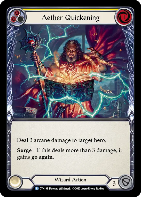 Aether Quickening — Rainbow Foil