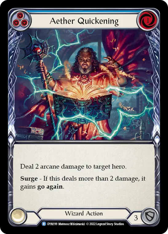 Aether Quickening — Rainbow Foil