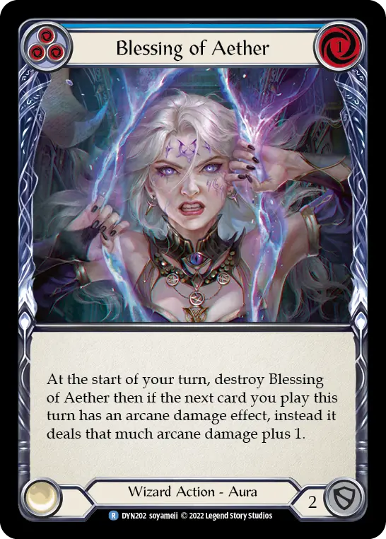 Blessing of Aether — Rainbow Foil