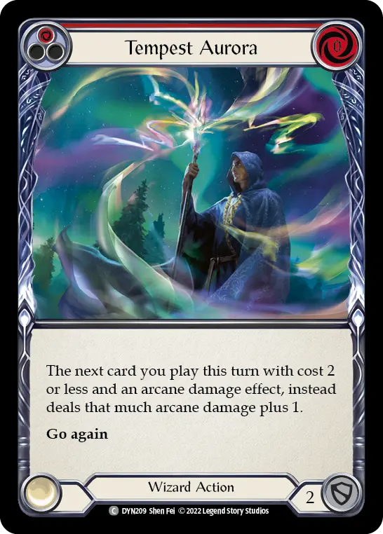 Tempest Aurora — Rainbow Foil