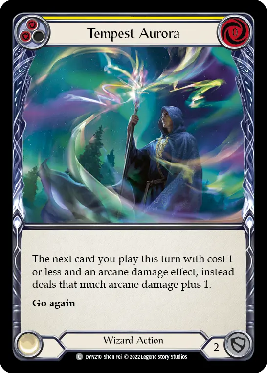 Tempest Aurora — Rainbow Foil