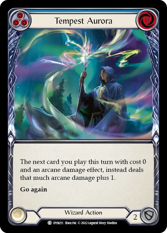 Tempest Aurora — Rainbow Foil