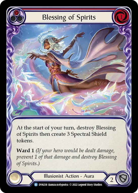 Blessing of Spirits — Rainbow Foil