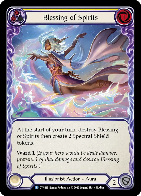 Blessing of Spirits — Rainbow Foil