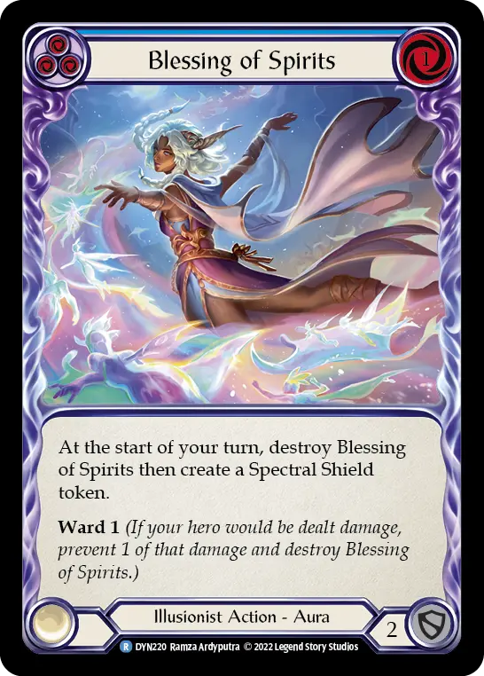 Blessing of Spirits — Rainbow Foil