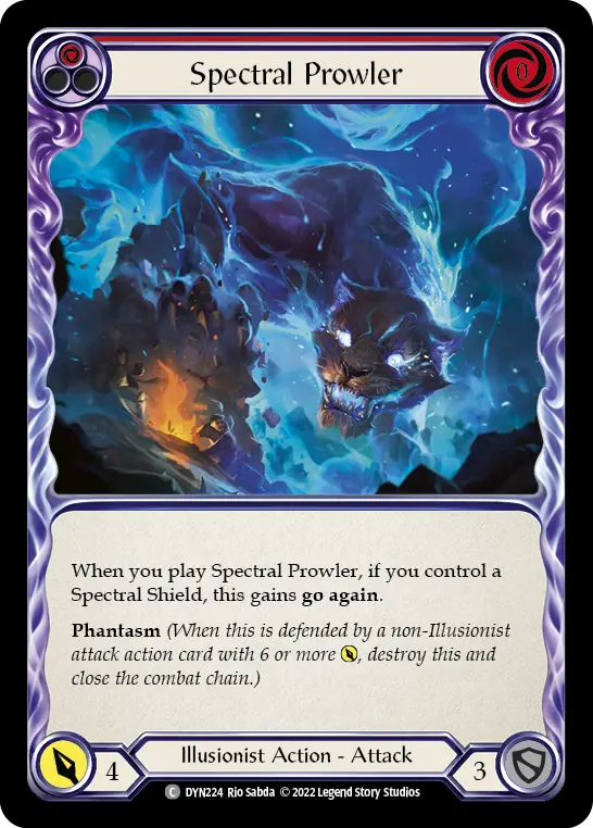 Spectral Prowler — Rainbow Foil