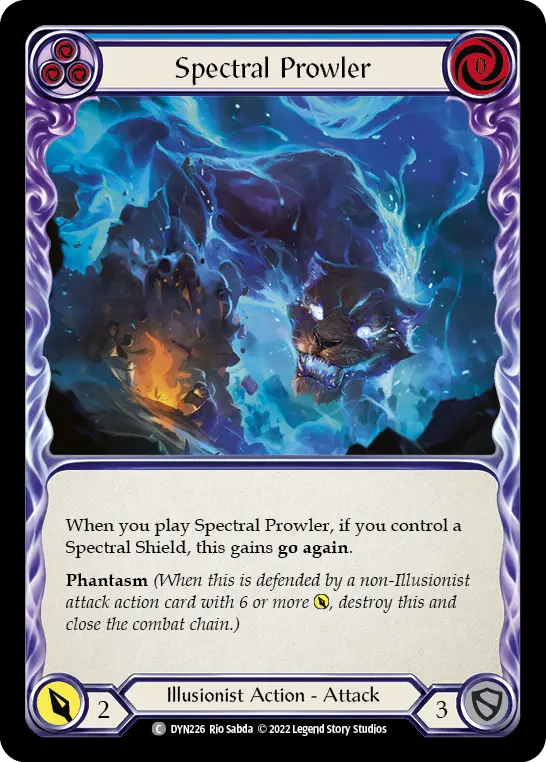 Spectral Prowler — Rainbow Foil