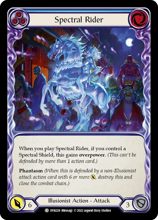 Spectral Rider — Rainbow Foil