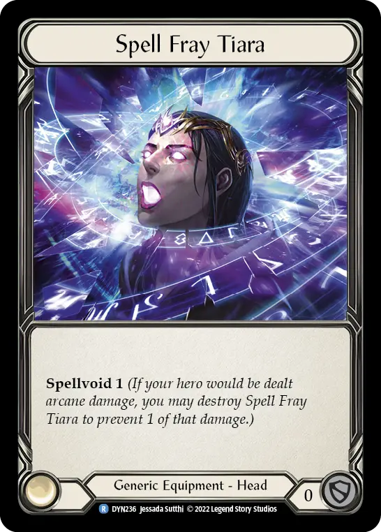 Spell Fray Tiara — Rainbow Foil