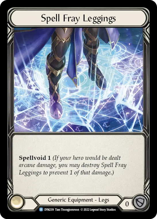 Spell Fray Leggings — Rainbow Foil