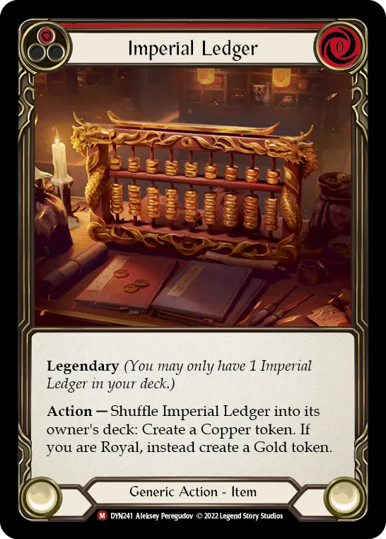 Imperial Ledger — Cold Foil